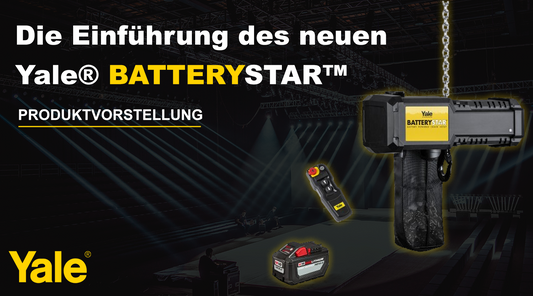 Beiträge-Yale BatteryStar: Revolutionärer Kettenzug mit Akkuantrieb - Jetzt erhältlich im MTN Shop DE