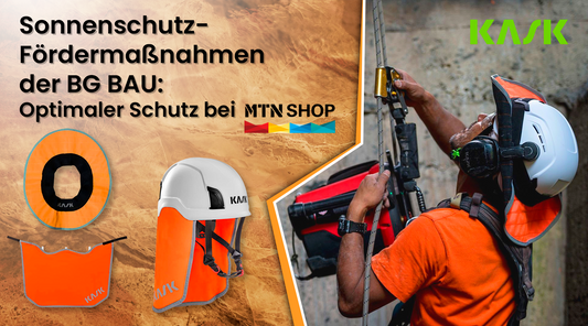 Beiträge-Sonnenschutz-Fördermaßnahmen der BG BAU: Optimaler Schutz bei MTN SHOP - Jetzt erhältlich im MTN Shop DE