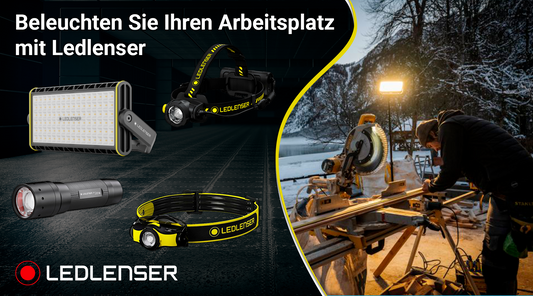 Beiträge-Beleuchten Sie Ihren Arbeitsplatz mit Ledlenser - Jetzt erhältlich im MTN Shop DE
