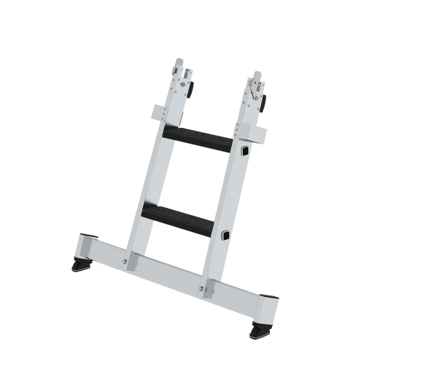 Munk Stufen-Glasreinigerleiter Unterteil nivello-Traverse & clip-step R13