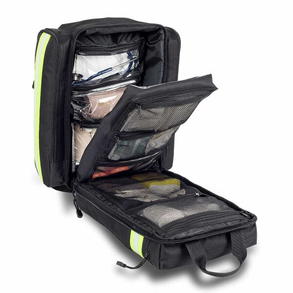 Elite Bags SUPPORTER Notfallrucksack Detailansicht medizinische Tasche fuer Erste Hilfe und Rettungsdienst