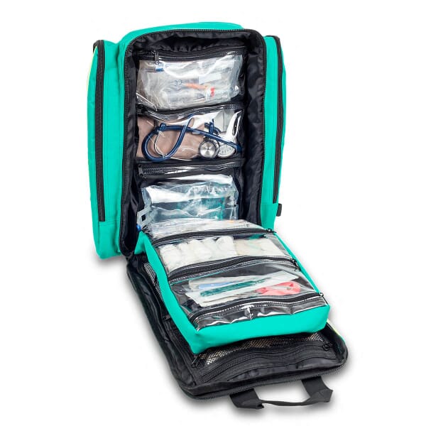 Elite Bags SUPPORTER Notfallrucksack Detailansicht medizinische Tasche fuer Erste Hilfe und Rettungsdienst