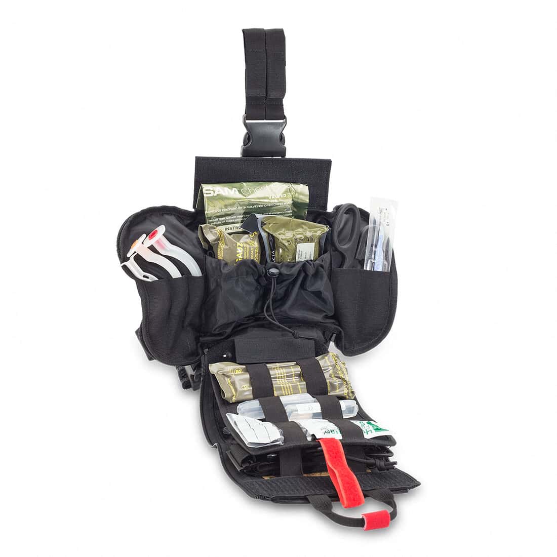 Elite Bags QUICKAID Oberschenkelholster Detailansicht medizinische Tasche fuer Erste Hilfe und Rettungsdienst - imagen 12