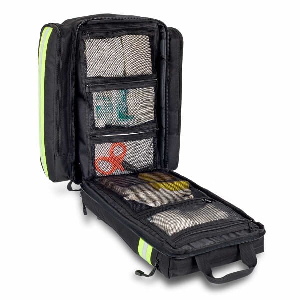 Elite Bags SUPPORTER Notfallrucksack Detailansicht medizinische Tasche fuer Erste Hilfe und Rettungsdienst