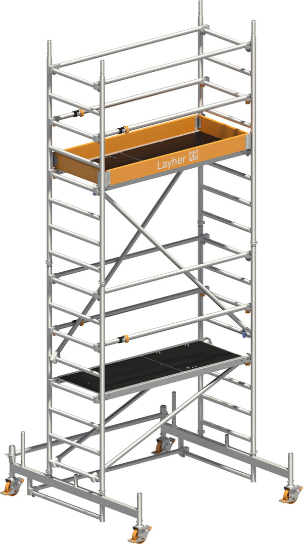 Layher Uni Leicht P2 mit Uni Telegeländer