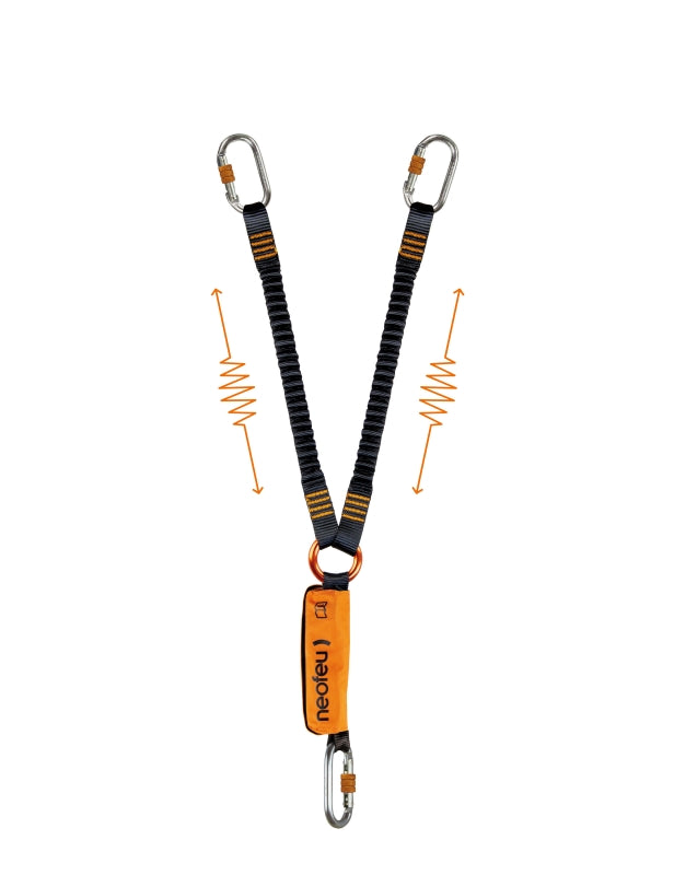 Neofeu Schockabsorber mit integriertem elastischen Y-Lanyard – – Jetzt erhältlich im MTN Shop DE.