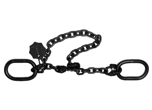 Safetex Anschlagkette 1-Strang mit Verkürzungs-Haken mit Sicherung