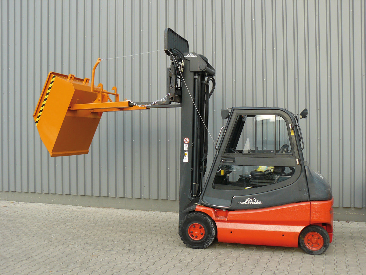 Eichinger Schaufel mit geschlossenen Stapler-Einfahrtaschen und Kranösen 2062 – Mechanische Schaufel für Schüttgüter, Traglast bis 4000 kg, Inhalt bis 2500 L. Mit Seilzug-Ablass und Kettensicherung. Jetzt bestellen! – Jetzt erhältlich im MTN Shop DE. - imagen 6