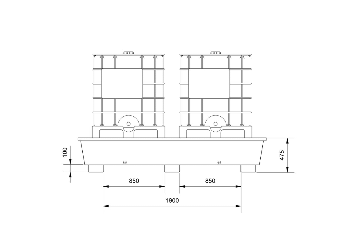 Eichinger IBC Auffangwanne aus Stahl 3010 – – Jetzt erhältlich im MTN Shop DE. - imagen 3