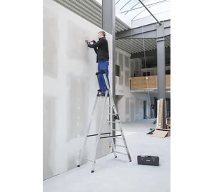 Munk Stufen-Stehleiter einseitig begehbar - imagen 12