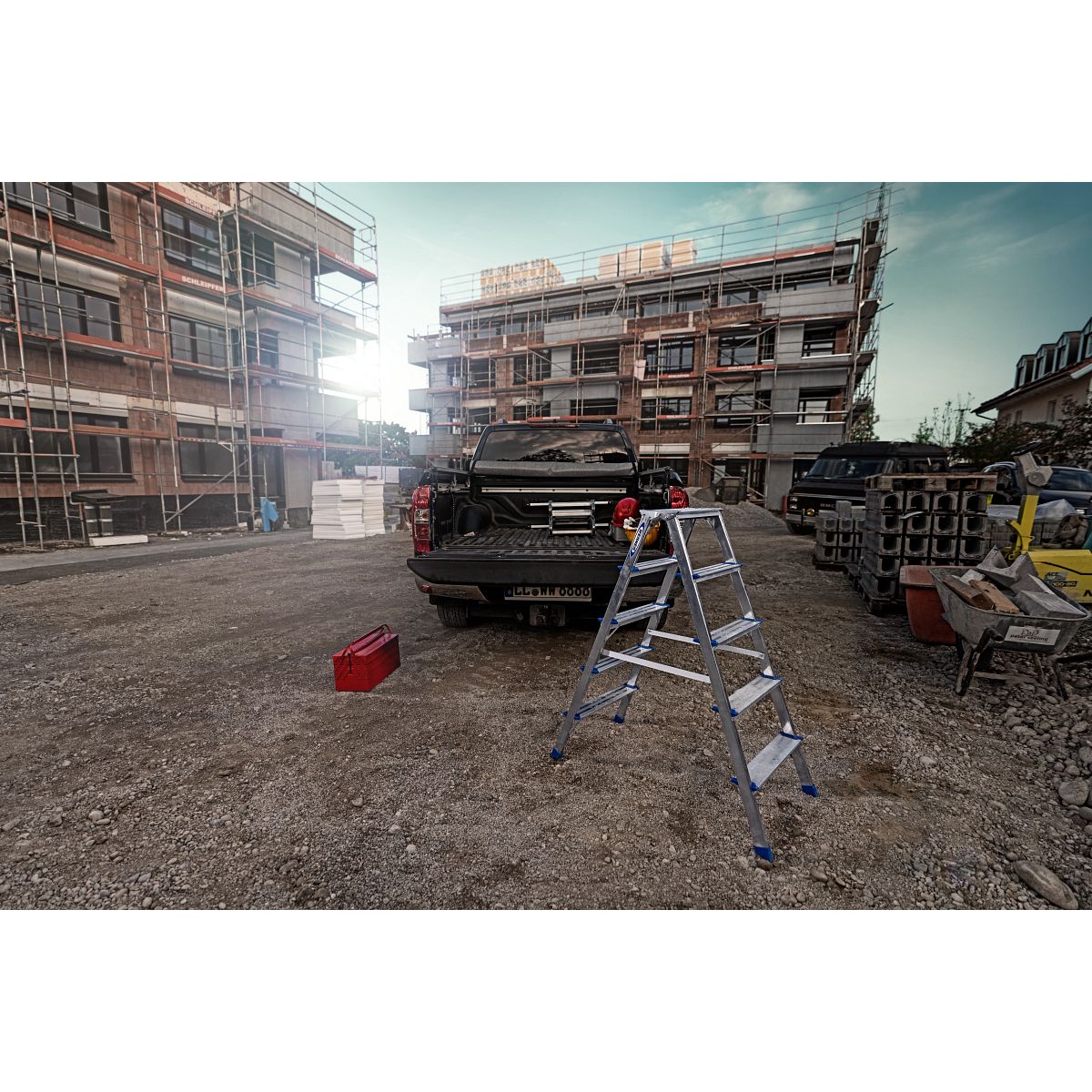 Werner Stufen Stehleiter - imagen 3