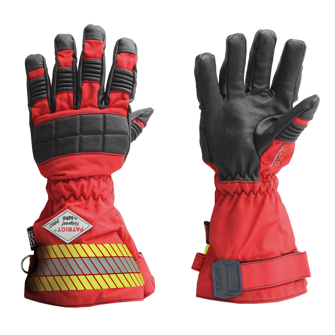ASKÖ PATRIOT® Fireproof PRO Lange Stulpe Rot Größe 11 - imagen 2