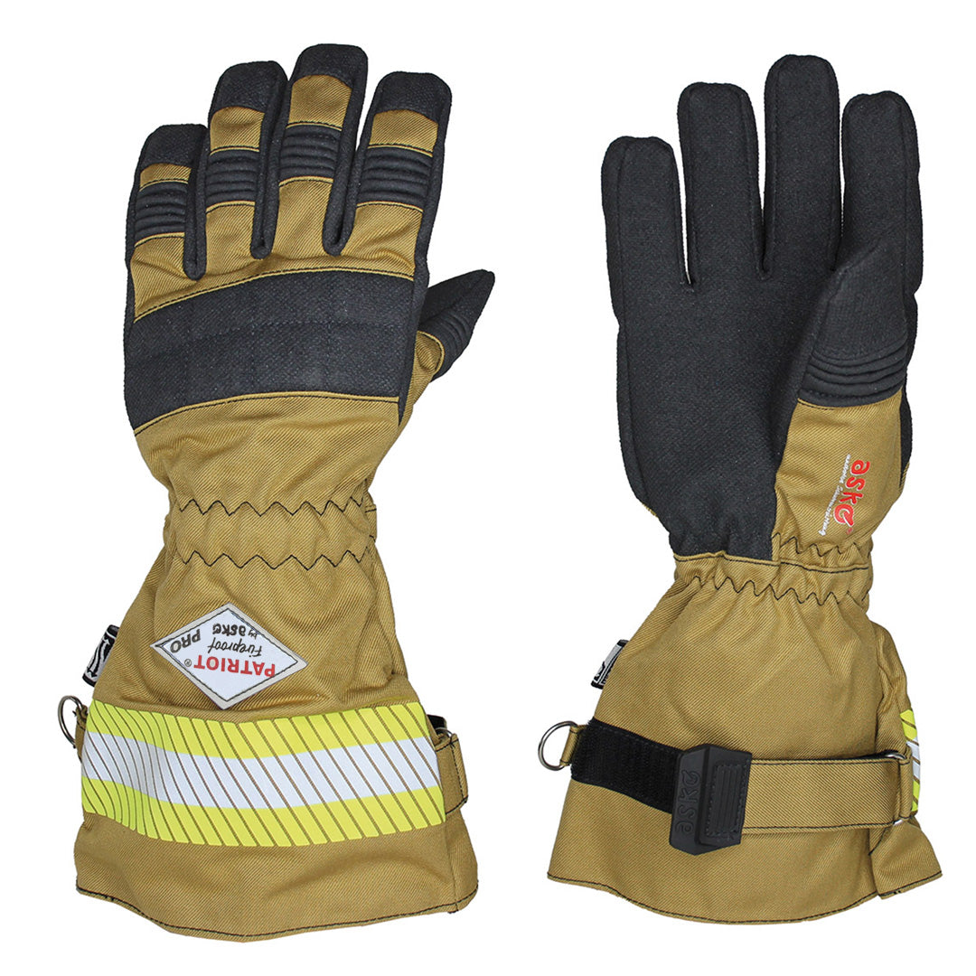 ASKÖ PATRIOT® Fireproof PRO Lange Stulpe Beige Größe 12 - imagen 3