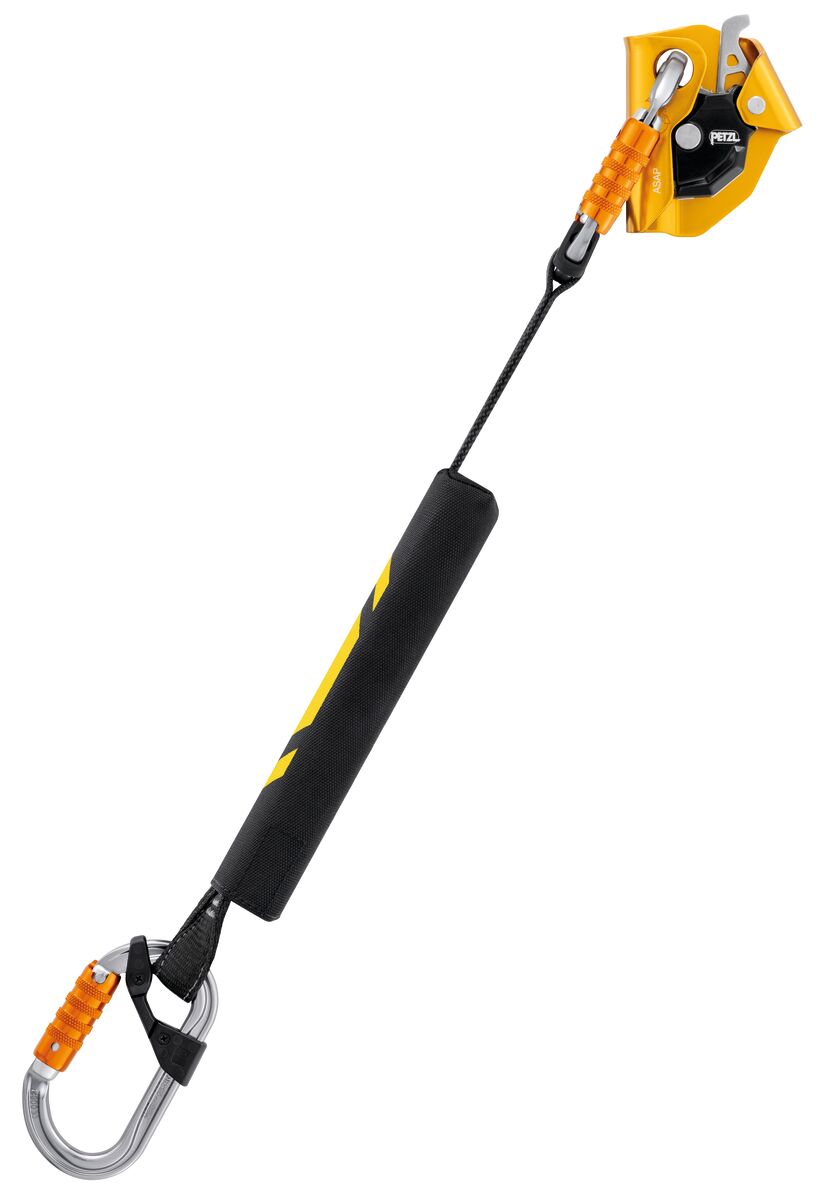 Petzl ASAP KIT mit ASAP'SORBER AXESS, ASAP Auffanggerät und großem OK TRIACT-LOCK Karabiner für Zweipersonen-Rettung. - imagen 3
