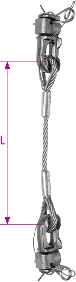 Safetex Boxlink Verbinderseil mit Doublestuds