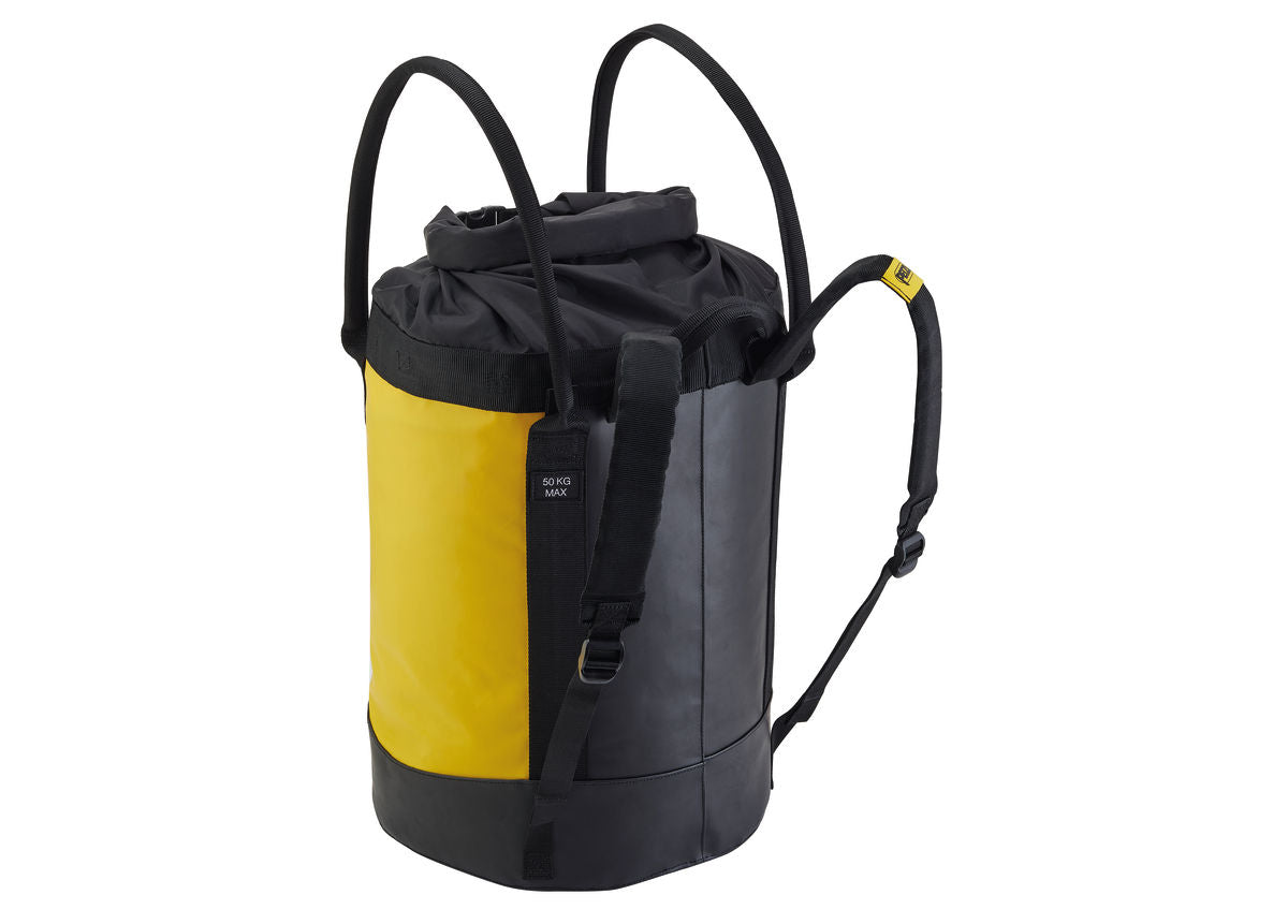 BUCKET 45 – Міцна мотузкова сумка для мотузки довжиною до 185 метрів з м’якими плечовими ременями та застібкою – MTN Shop DACH