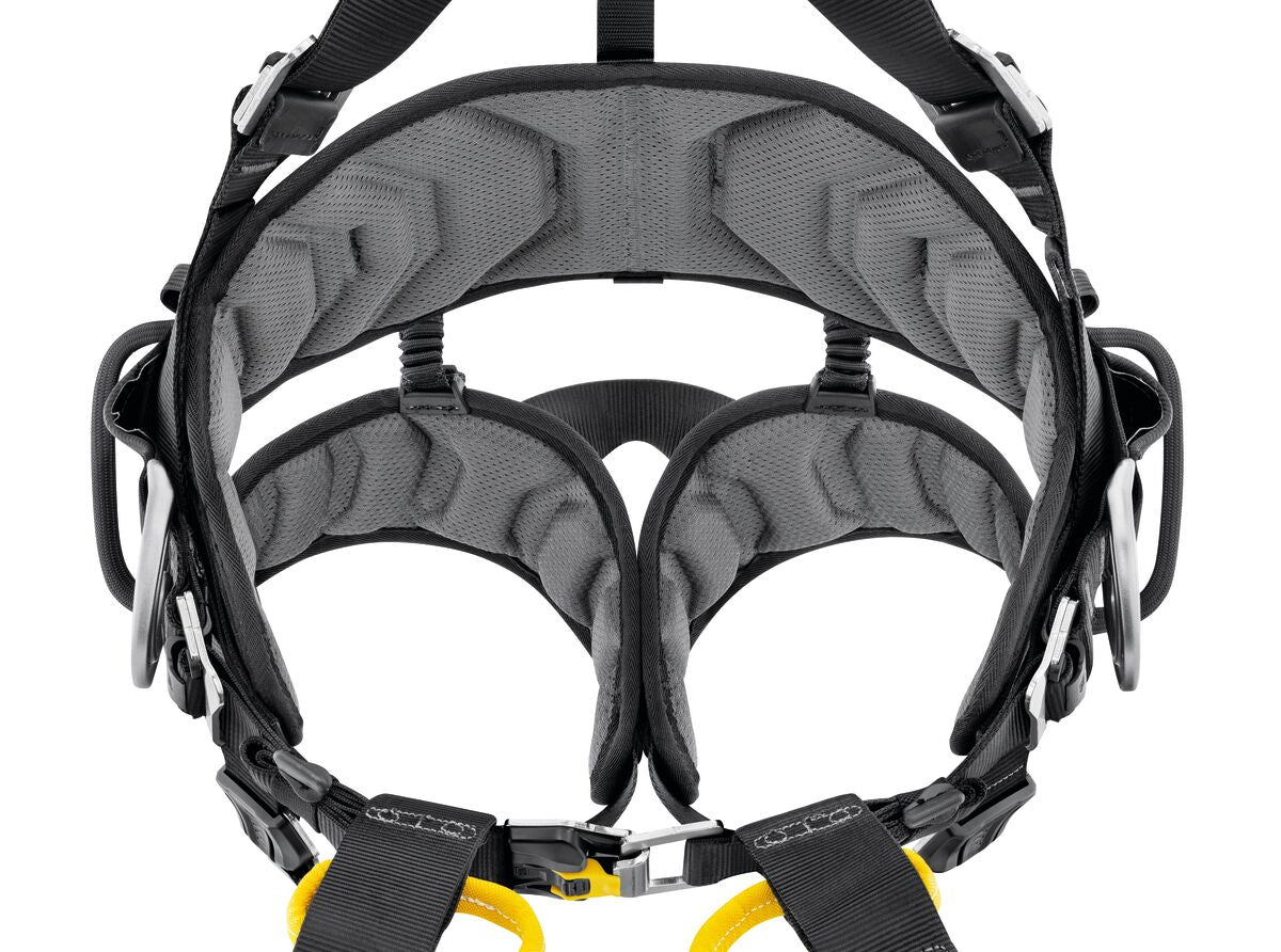 Petzl VOLT WIND OFFSHORE, konturierter Schaumstoff und atmungsaktives Material an Schulterträgern, Hüftgurt und Beinschlaufen. - imagen 5