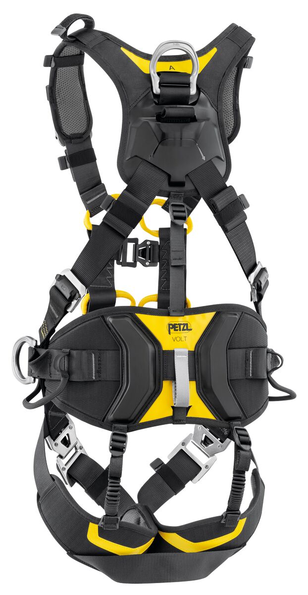 Petzl VOLT WIND OFFSHORE Gurt, Rückansicht mit Schutzplatten am Hüftgurt. - imagen 2