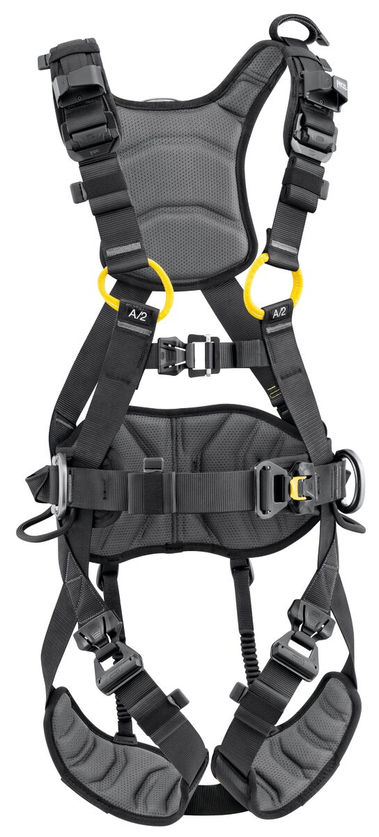 Petzl VOLT LIGHT Auffang- und Haltegurt, internationale Ausführung, Schwarz/Gelb.