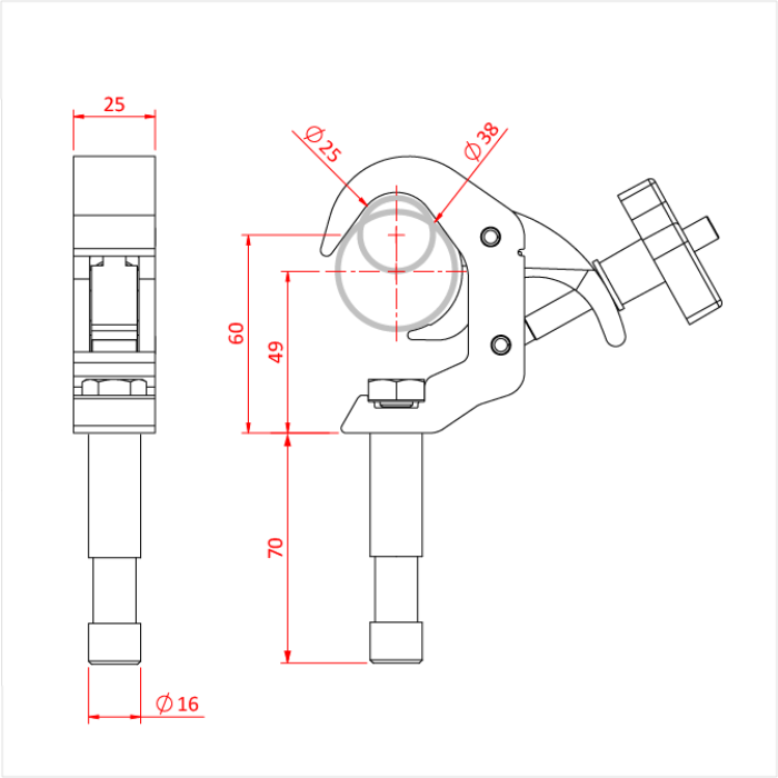 Doughty Engineering BABY QUICK TRIGGER BEAMER - для 25 мм до 38 мм - - Тепер доступний у MTN Shop DE. - imagen 2