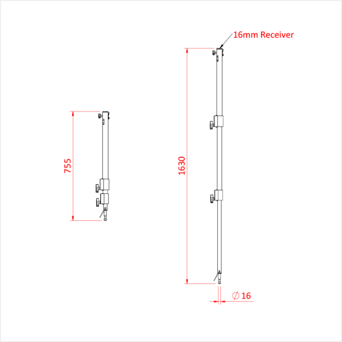 Doughty Engineering LIGHTWEIGHT DROP ARM (АЛЮМІНІЙ - (чорний) – – Тепер доступний у MTN Shop DE. - imagen 2