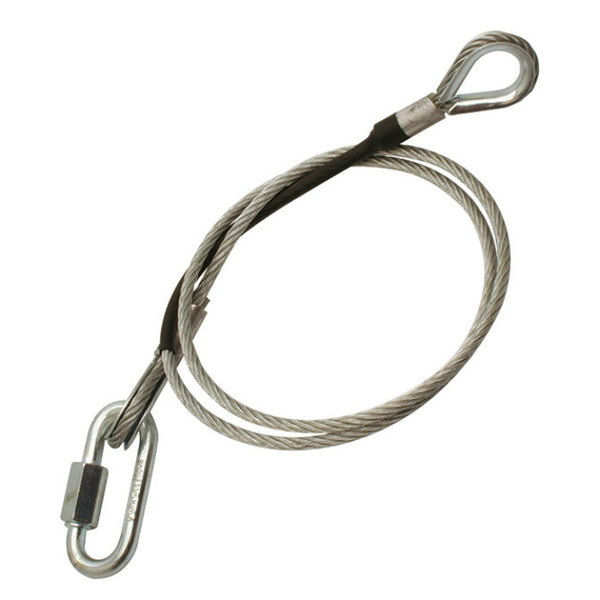 Doughty Engineering SAFETY BOND 4MM X 650 WITH M6 QUICK LINK (100Kg) (чорний) – – Зараз доступний у MTN Shop DE.