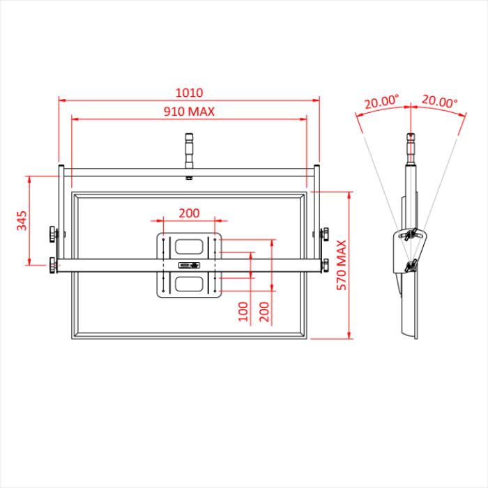 КРОНШТЕЙН ДЛЯ ТВ Doughty Engineering 32" – – Тепер доступний у MTN Shop DE.