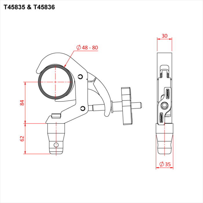 Doughty Engineering TITAN CLAMP WITH HALF CONNECTOR – – Jetzt erhältlich im MTN Shop DE. - imagen 2