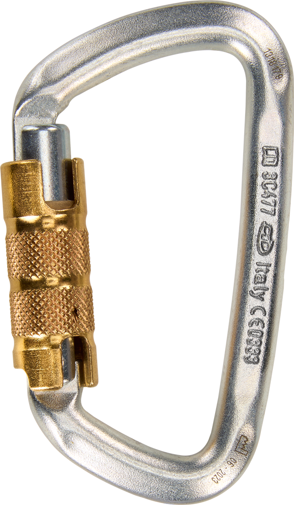 Skylotec D-SHAPE STEEL TG Karabiner