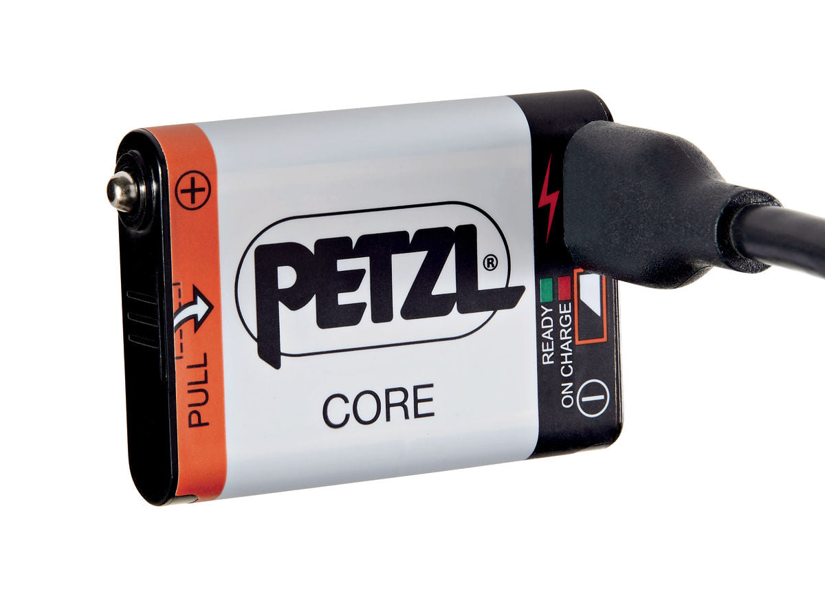 Petzl CORE - Перезаряджуваний літій-іонний акумулятор (1250 мАг) з функцією зарядки через USB для налобних ліхтарів HYBRID CONCEPT, довговічна та надійна альтернатива батареям AAA