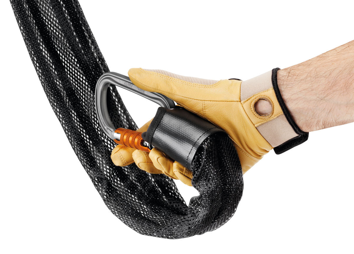 Набір шківів Petzl JAG SYSTEM із коефіцієнтом підйому 4:1, роликами з шарикопідшипниками та гнучкою кришкою. Ідеально підходить для рятувальних і натяжних систем. Доступні довжиною 1, 2 і 5 метрів. - imagen 2
