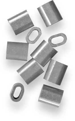 Safetex Aluminium-Pressklemmen EN 13411-3 (100 Stück)