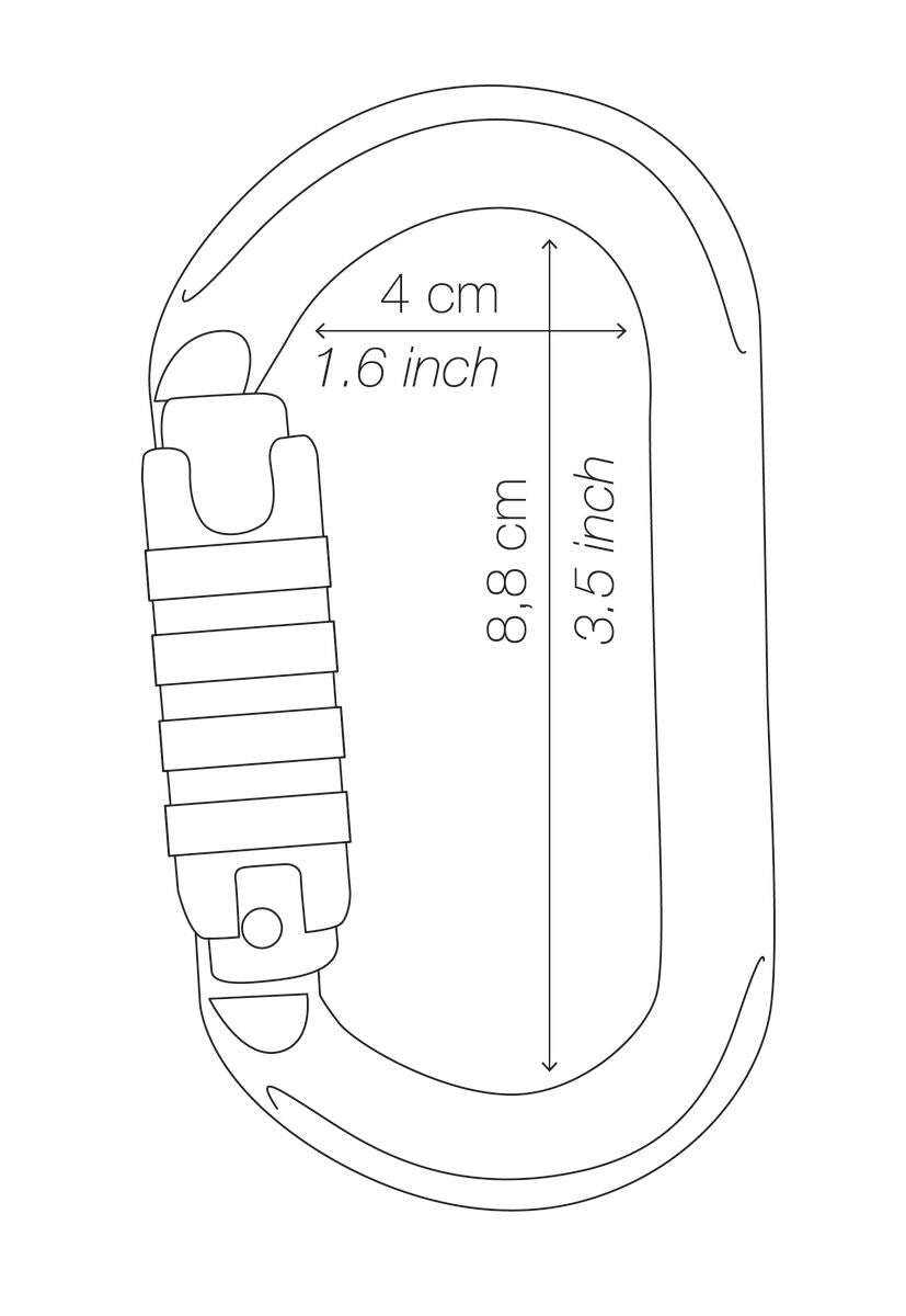 Овальний карабін Petzl OK (10 штук) – – Зараз доступний у MTN Shop DE.