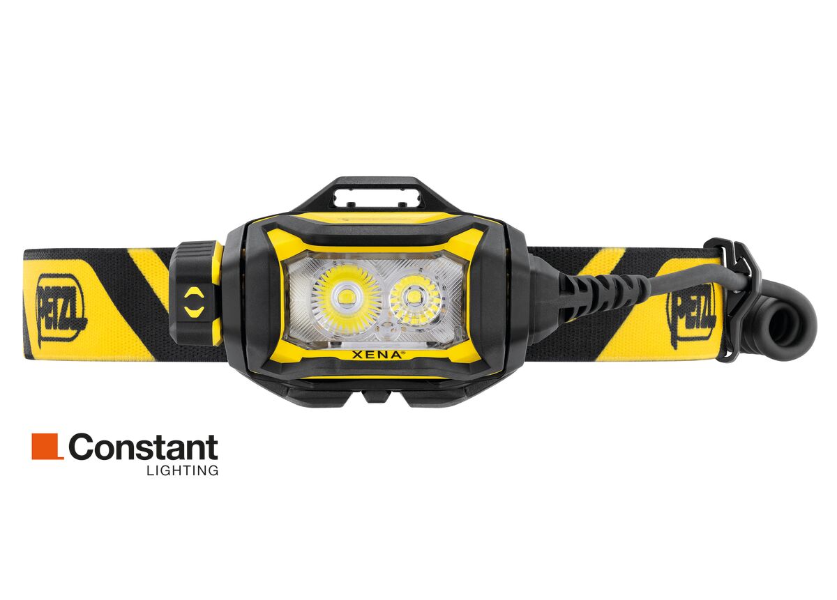 Petzl XENA® – налобний ліхтар Petzl XENA® забезпечує яскравість 1400 люмен у легкій конструкції з можливістю перезаряджання. Ідеально підходить для професійного використання в обслуговуванні, інспекції та промисловості. Завдяки CONSTANT LIGHTING яскравість залишається постійною. Міцна, водостійка (IP67) і ударостійка (IK07) конструкція для максимальної надійності. – Тепер доступний у MTN Shop DE.