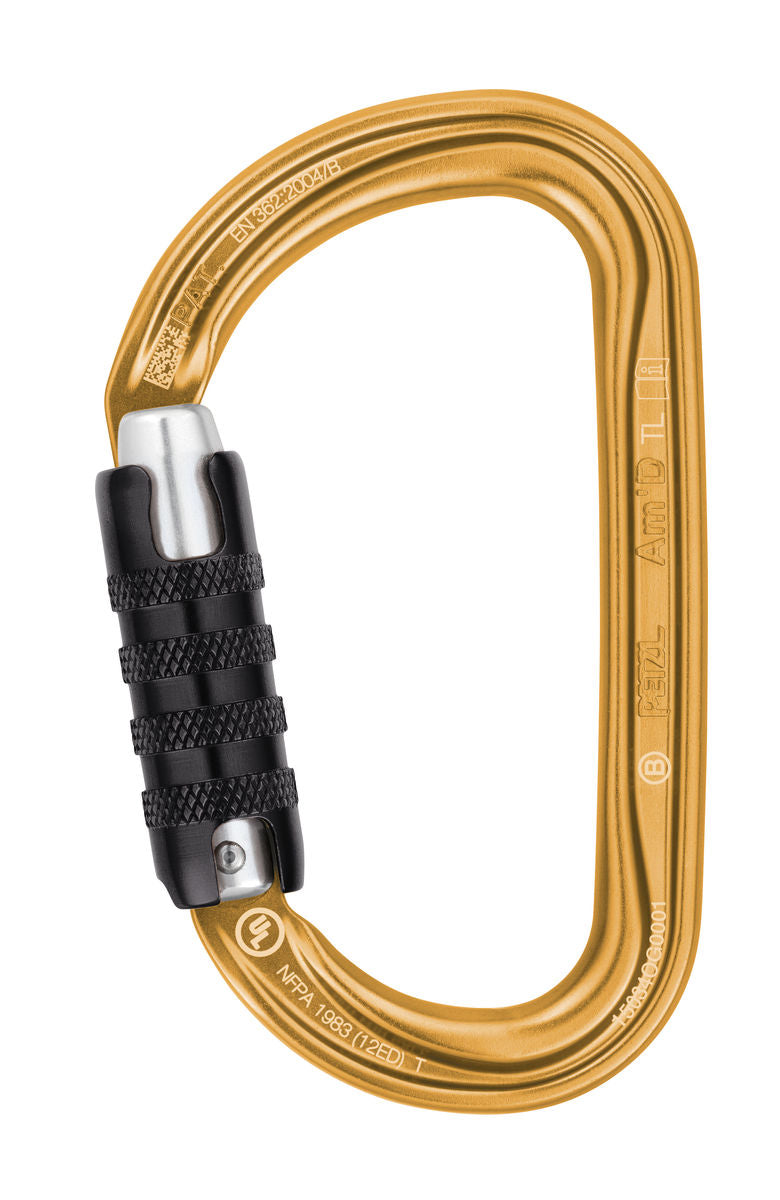 Petzl Am'D - Легкий асиметричний карабін з алюмінію з системою замка і різними системами блокування для підвищення безпеки при роботі на висоті. - imagen 6