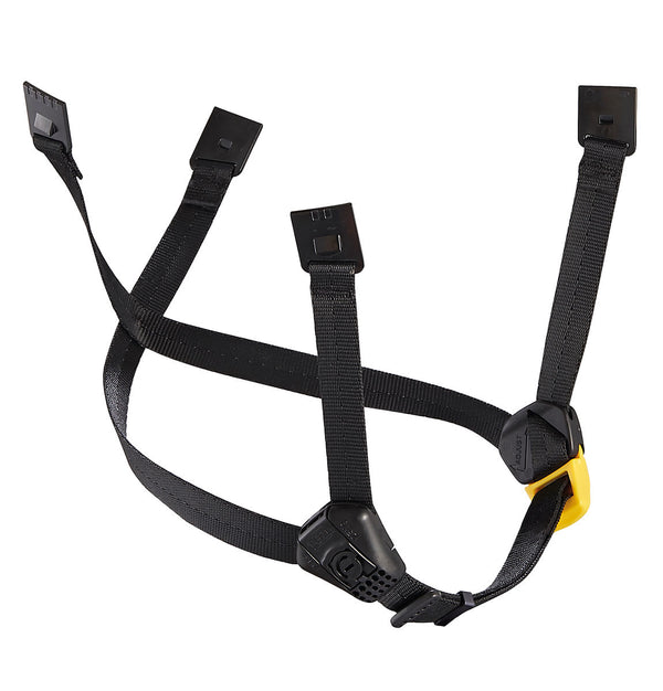 Підборідний ремінь Petzl DUAL для шоломів VERTEX® і STRATO® – підборідний ремінь для заміни або заміни підборіддя на шоломах VERTEX і STRATO. Користувач може змінювати силу утримання підборідного ременя, щоб адаптувати шолом до різних робочих ситуацій: роботи на висоті та на землі. Доступний в двох кольорах і в розширеному варіанті. – Тепер доступний у MTN Shop DE.