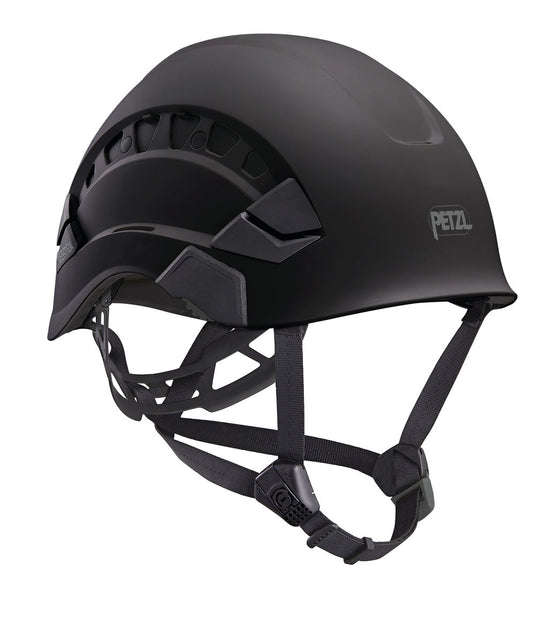Petzl VERTEX® VENT Helm – Der VERTEX VENT-Helm gewährleistet hohen Tragekomfort dank seiner 6-Punkt-Textilaufhängung und den CENTERFIT- und FLIP&FIT-Systemen, die für einen ausgezeichneten Halt des Helms auf dem Kopf sorgen. Dank seines Kinnbands mit anpassbarer Haltekraft ist er sowohl für Arbeiten in der Höhe als auch am Boden geeignet. Er verfügt über Lüftungsöffnungen mit Schiebeklappen zur Belüftung des Helms. Die optimale Integration einer Petzl-Stirnlampe, eines Visiers, von standardmäßigem Gehörschu