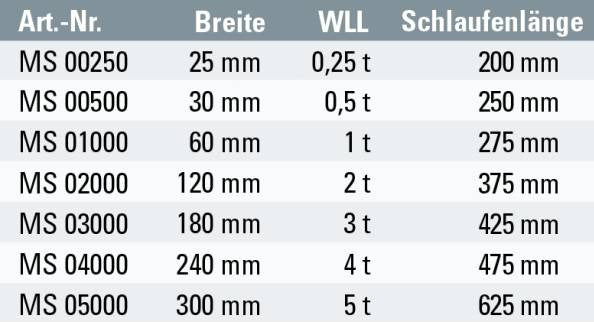 Safetex Hebebänder 1-lagig Form B1 mit verstärkten Schlaufen – – Jetzt erhältlich im MTN Shop DE. - imagen 2
