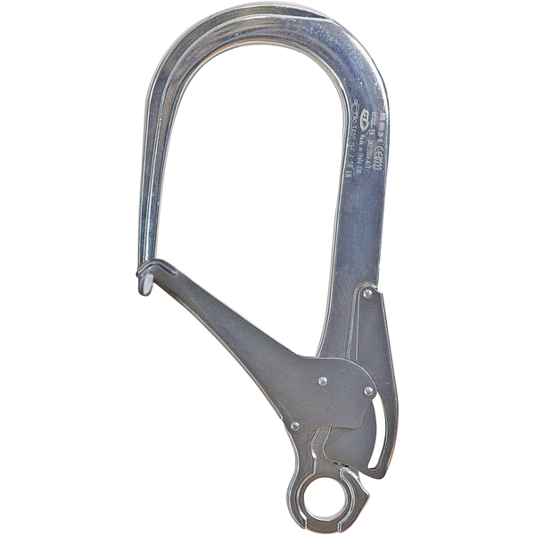 Skylotec GIANT Karabiner AL Silber - Extragroßer Aluminiumkarabiner mit Palm Squeeze und 105 mm Öffnung für Masten und Türme
