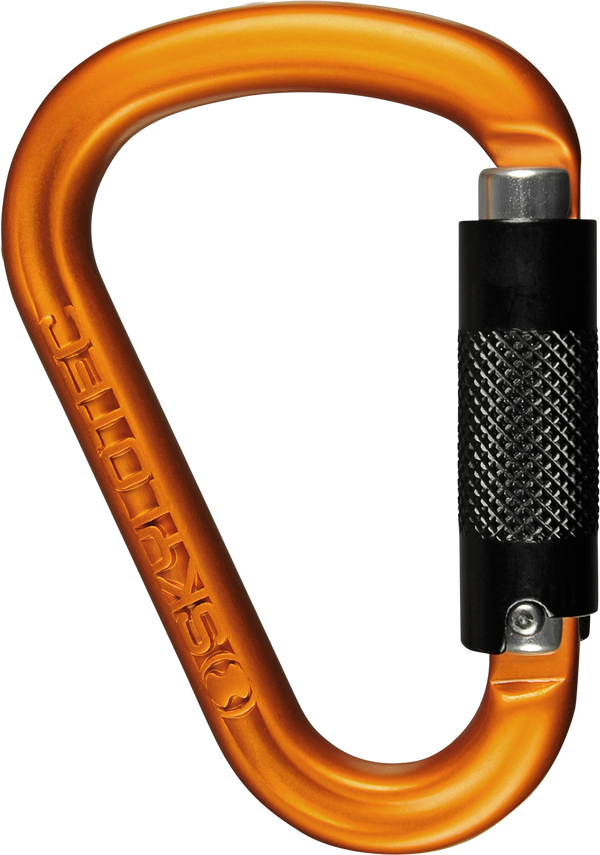 Skylotec passO-TRI Trilockkarabiner mit Produktkarte