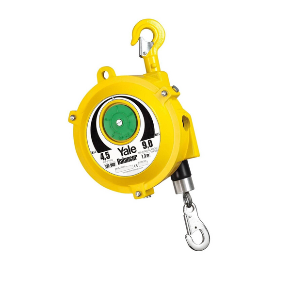 Yale Federzug YBF 0.5-200kg – Federzüge werden eingesetzt, um den Bediener vom Gewicht der Handwerkzeuge zu entlasten. Durch die Verwendung einer konischen Seiltrommel wird das Gewicht der angehängten Last kompensiert, Lasten bis zu 200 kg können mühelos in einer vertikalen Achse bewegt werden.Gängige Anwendungen sind Punktschweißzangen, Nietmaschinen, Schlachthofausrüstungen, Mehrfachschrauber usw. – Jetzt erhältlich im MTN Shop DE.