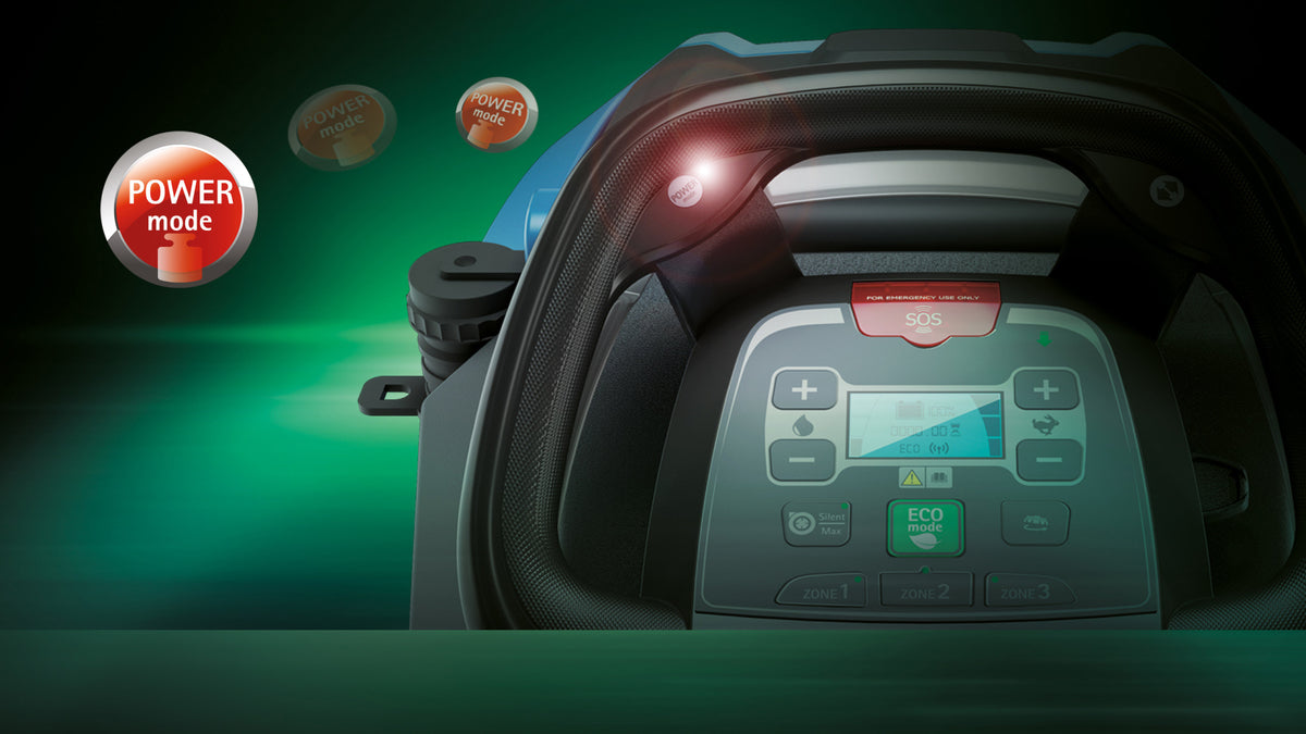 FIMAP EMx 50 Bt Dashboard Power Mode - Leistungsstarker Modus für hartnäckigen Schmutz - imagen 10