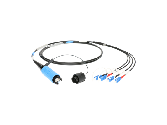Klotz SmartBeam QUAD auf 4x SC/UPC breakout kabel FiberLink - Single-Mode OS2 – – Jetzt erhältlich im MTN Shop DE.