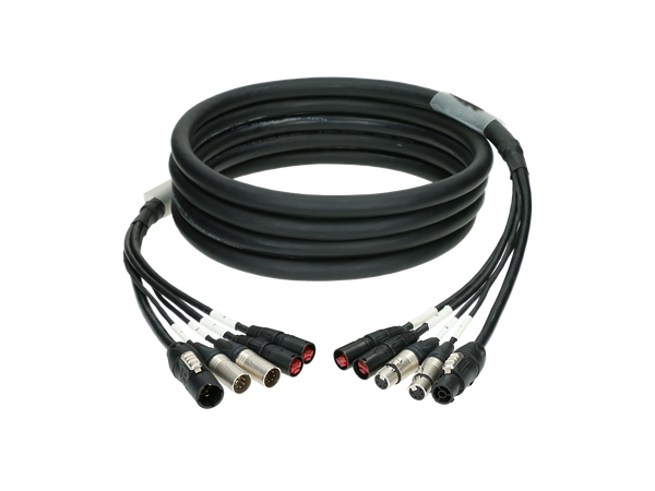 Klotz CAT5e & DMX & power 3G2.5 гібридний кабель 2 x etherCON + 2 x XLR 5p + powerCON TRUE1 – – Тепер доступний у MTN Shop DE.