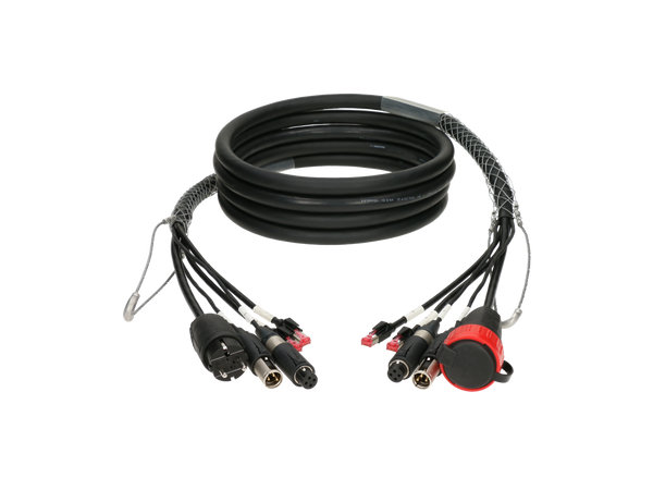 Гібридний кабель Klotz CAT5e, аудіо та живлення 3G2.5 2 x RJ45 + 2 x convertCON + Schuko – – Тепер доступний у MTN Shop DE.