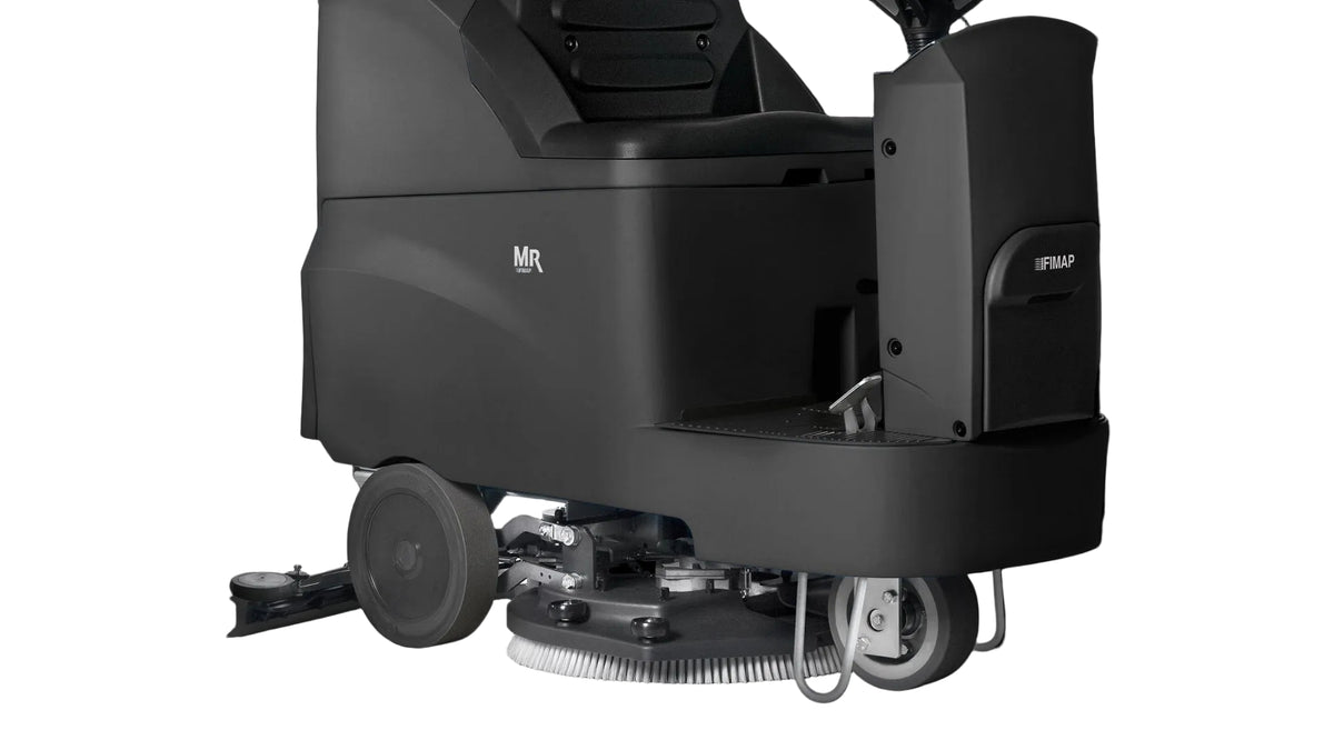 FIMAP Mr Aufsitz-Scheuersaugmaschine - Komplettansicht mit Einzelscheiben-Bürstensystem - imagen 3