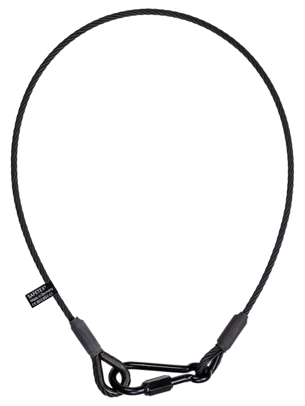 Safetex Sicherungsseile Blackline nach DGUV (10 Stück)