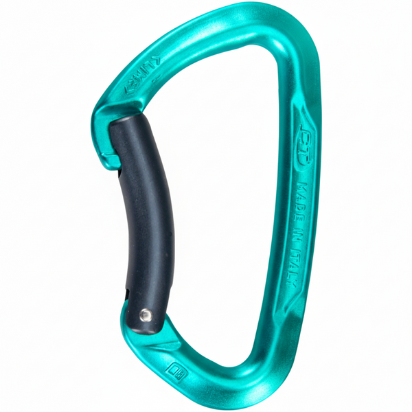 Skylotec CARABINER LIME B Bent Gate - Aquamarin/Blue-Anthracite
