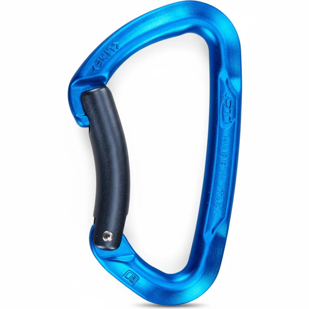 Skylotec CARABINER LIME B Bent Gate - Electric Blue/Anthrazit - imagen 3