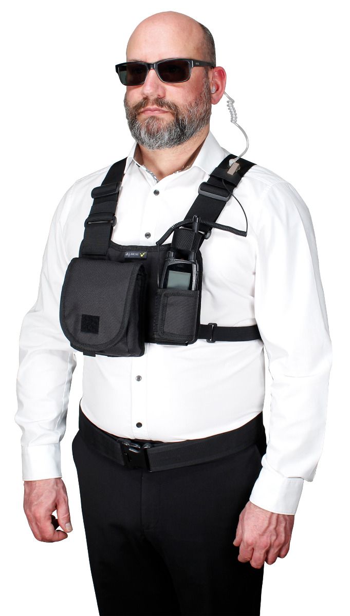 TEE-UU CHEST MOLLE Funkgeräte-Harnisch Schwarz - Aktion Paramedic im Einsatz - imagen 3